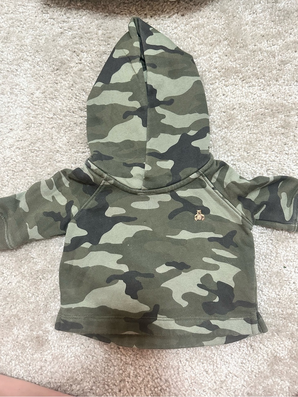 Baby Gap Camo Hoodie Sweatshirt with Marching Sweatpants 0-3 Months - Picture 2 of 3